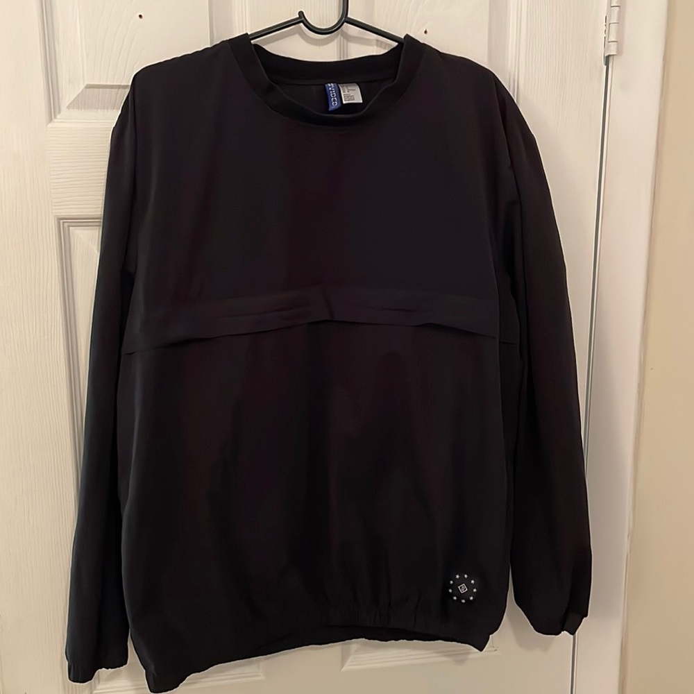 Pacsun Men’s Size Medium Black Wind Breaker with large zipper and pocket